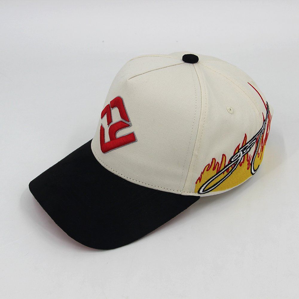 Wholesale Factory High Quality Sport Flat Brim Embroidery Baseball Cap for Unisex