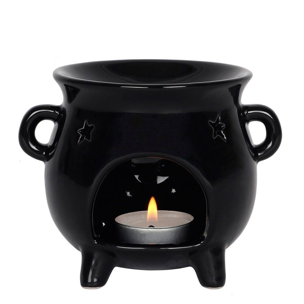 Novelty 5 Inch Ceramic Incense Holder Cauldron Ceramic Oil Burner