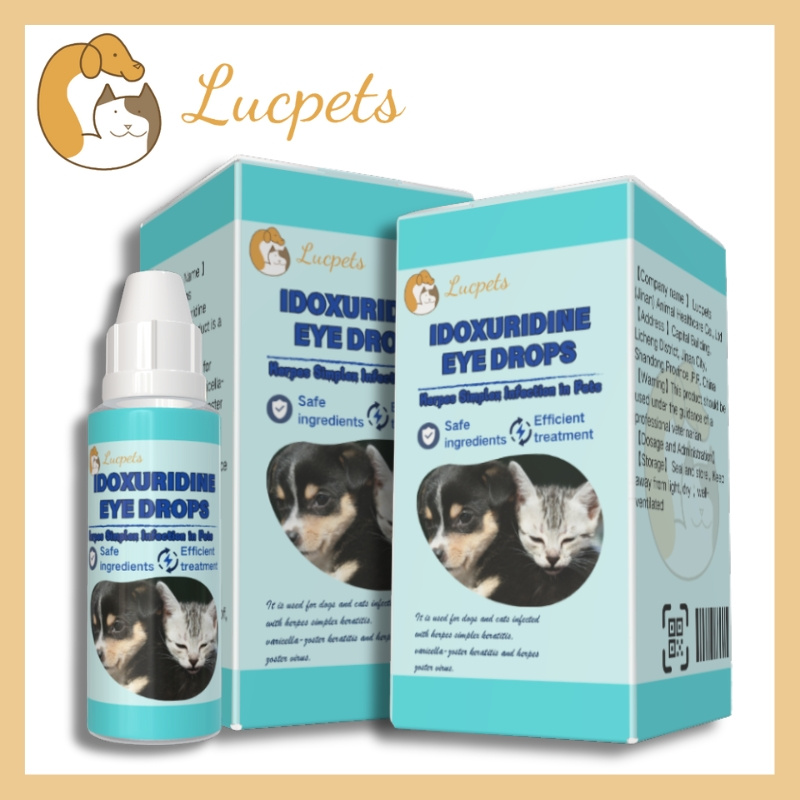 Idoxuridine Eye Drops Herpes Simplex Keratitis, Smallpox Keratitis, Herpes Zoster of Pet Cats and Dogs