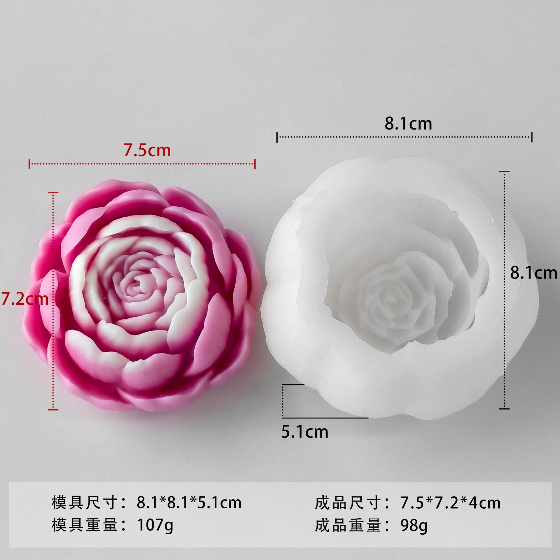 Manufacturer Bulk Supply Shaped Molding Scented Candle for Home Decoration