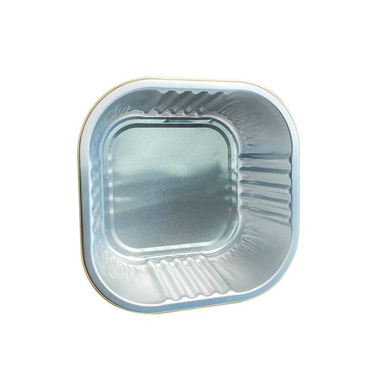 Food Grade Square Colorful Disposable Aluminum Foil Cake Cup