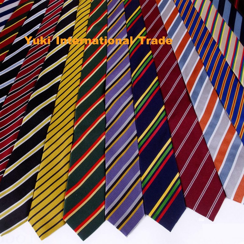 Yuki Fashion Polyester Striped School Uniform Ties Wholesale
