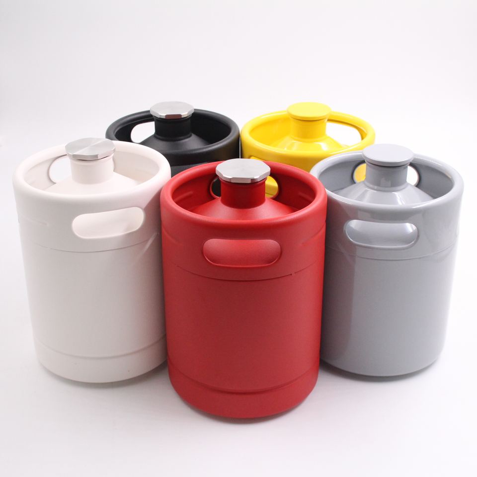 Hot Selling Wholesale Stainless Steel Home Use 5l Single Wall Draft Beer Keg