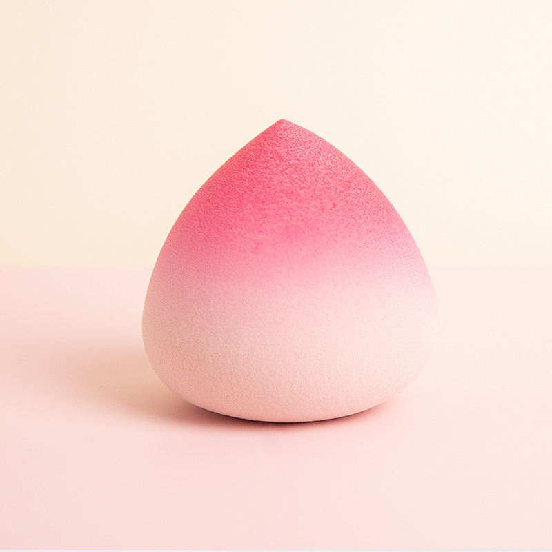 Pink Peach Cosmetic Puff Beauty Egg Factory Microfibre Cosmetic Makeup Sponge