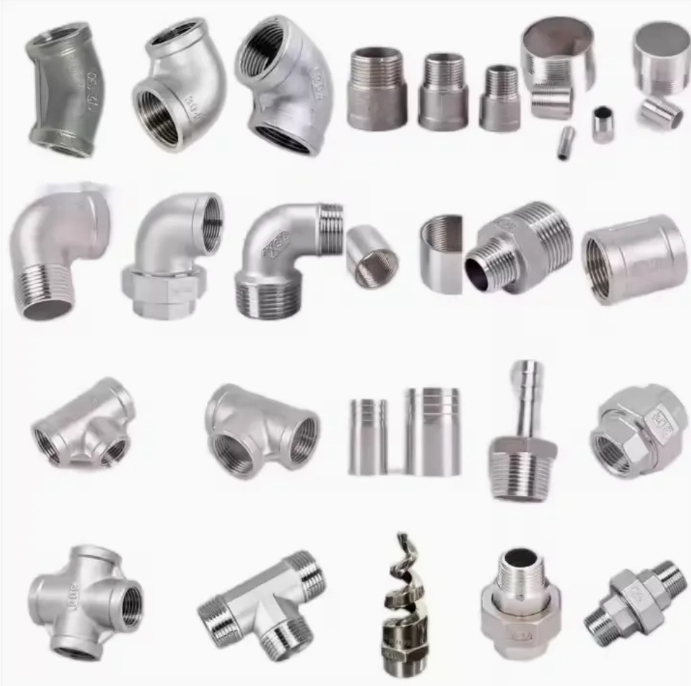 on Stock SS304 316 Pipe Fitting Casting Stainless Steel Reducing Outlet Tee
