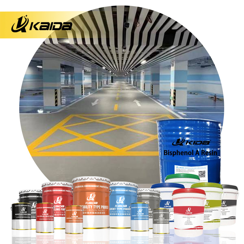 Factory Hot Sale High Clear Epoxy Resin for Metallic Epoxy Floor Coating Epoxy Top Coat Flake Floor Garage Floor Paint Installers