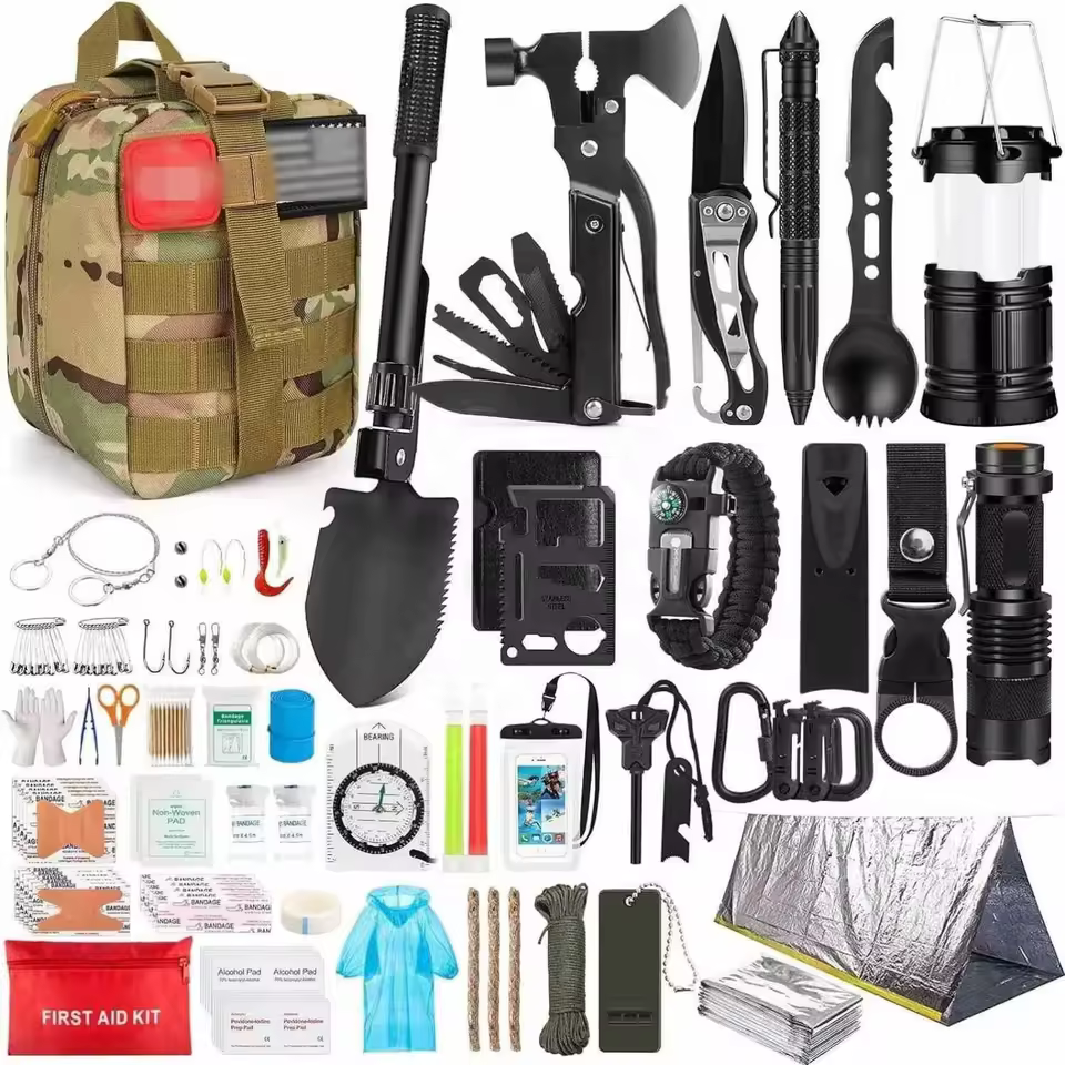 Hot Supplier Wholesale Tactical Outdoor First Aid Kit Waterproof Emergency Equipment For Camping Nylon Canvas