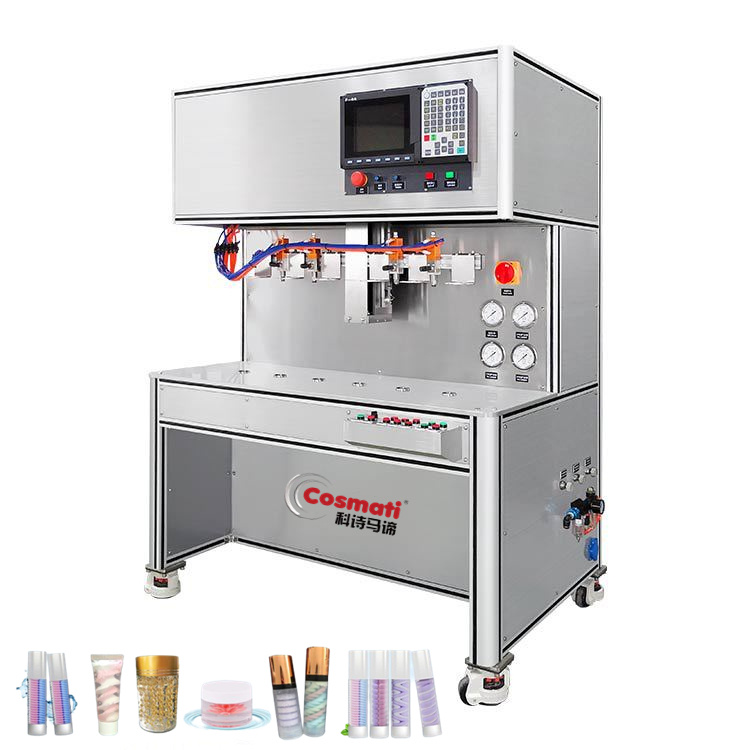 Cosmati 3D Pearl Pattern Filling Machine for Cosmetic Cream Facial Cleaner Foundation