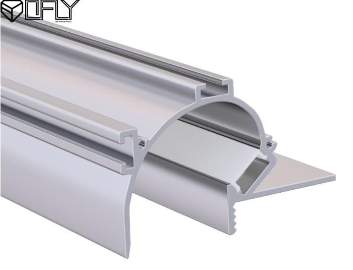 Best Price PC Cover LED Plastic Recessed Mounted Ceiling Lighting LED Profile Frameless Lighting