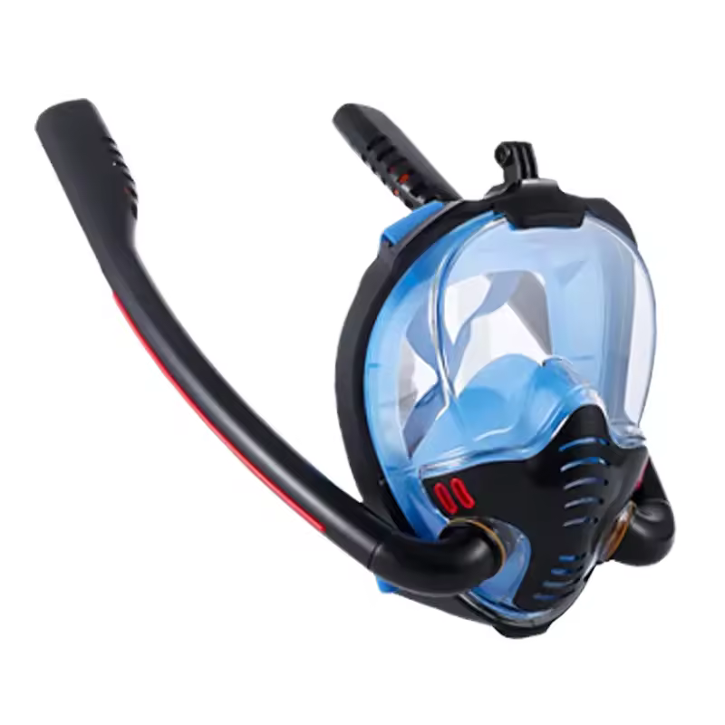 2025 Full Face Snorkel Mask Set Anti-leak Silicone Diving Goggles For Adults And Youth Tempered Lens For Swimming