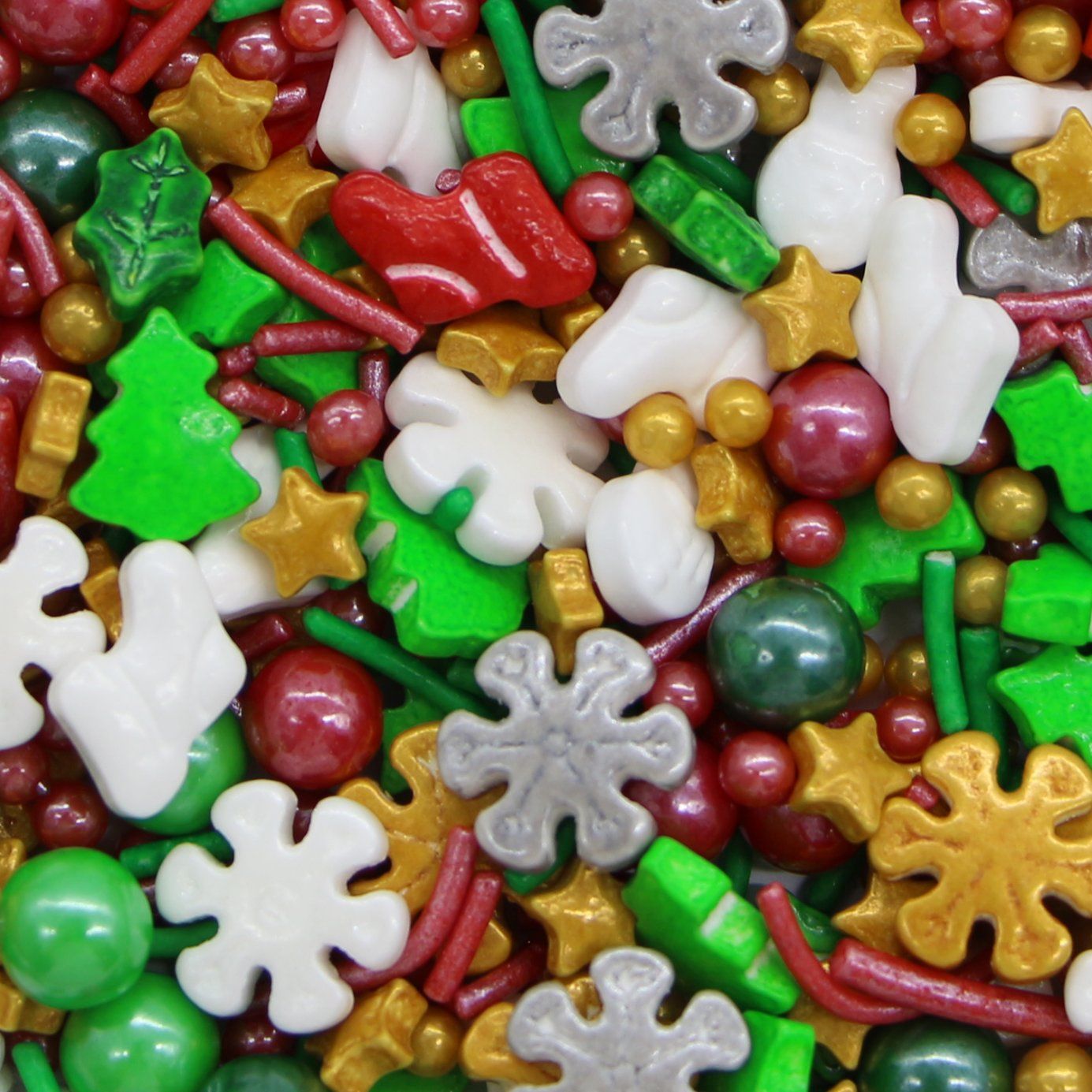 Premium Sugar Beads Sprinkles Press Candy Jimmies Sprinkles Christmas Cake Decor