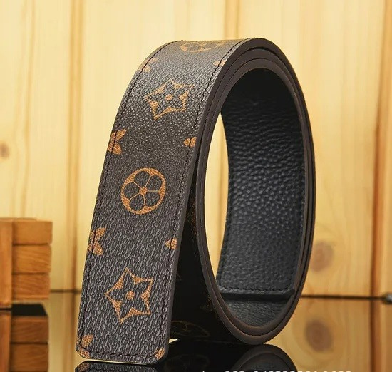Luxury Brand Logo Authentic Replicas 1: 1 Leather Women's Belts, Designer Cowhide Casual Adjustable Decorative Belts