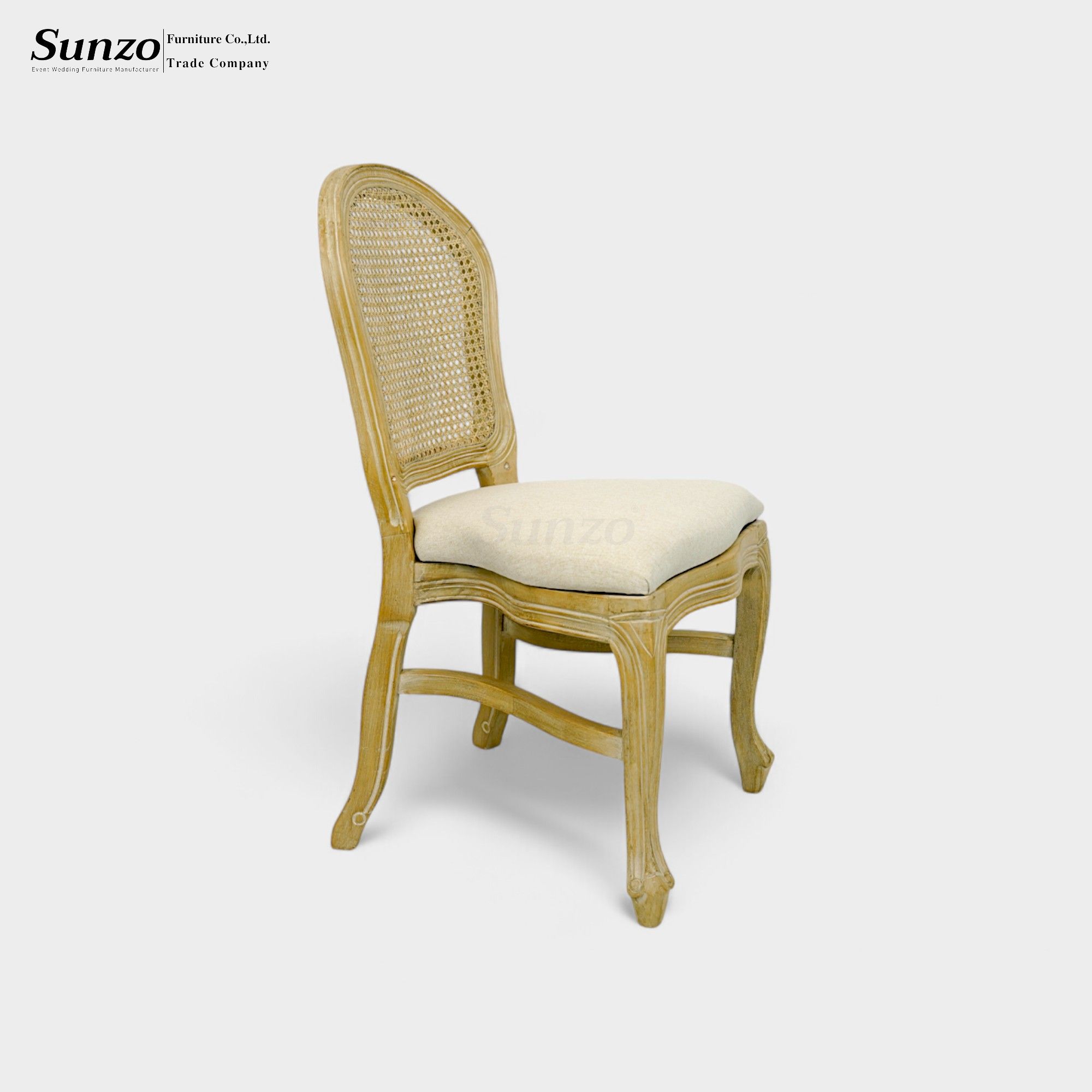 Wholesale European Style Antique Wooden Louis Dining Chair of Indoor and Outdoor Wedding