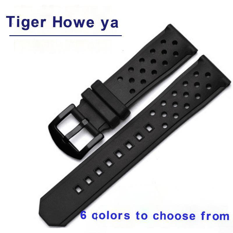 Applicable Tag Heuer Silicone Watch Strap 22mm Carrera Aquaracer Waterproof Watch Strap. Factory Stock, Fast Shipping