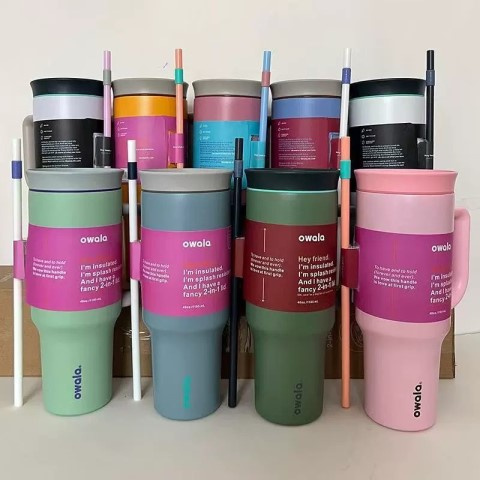 Owala Large Capacity Double-Layer Vacuum 304 Stainless Steel Water Bottle