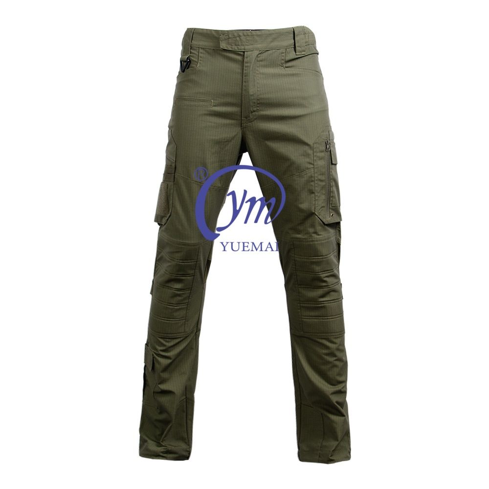 High-Quality Solid Color Cargo Field Cold Weather Training Straight Outdoor Tactical Men's Pants