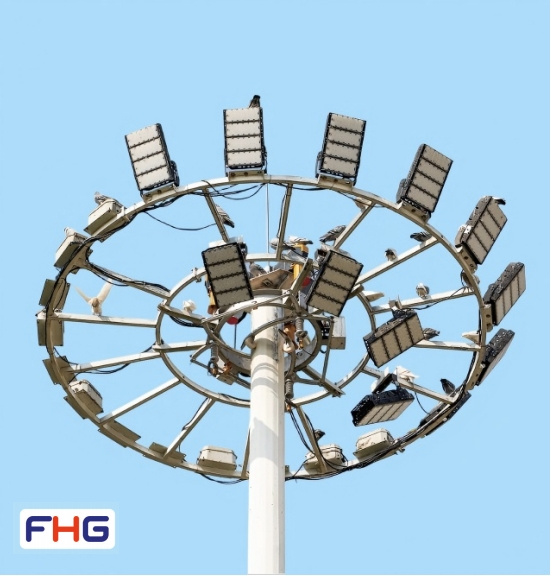 Energy-Efficient Outdoor High Mast Lighting Fixture