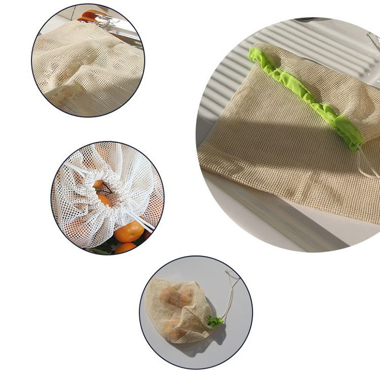 Biodegradable Reusable Mesh Produce Bags Fruit and Vegetable Bags