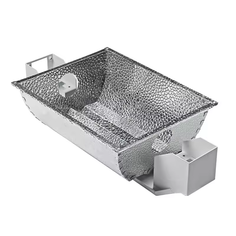 Manufacturer Parabolic U-shape Cultivo Indoor Interior U Patch Grow Sheet Uv Aluminum Led Curved Shell Reflector