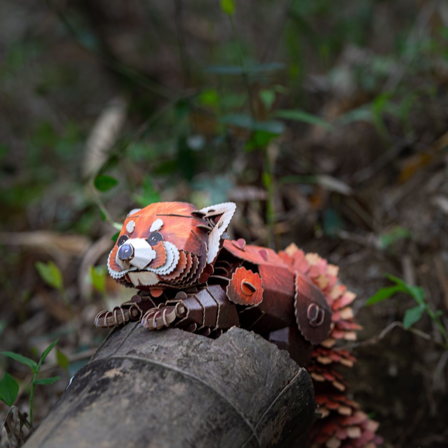 Red Panda-3D Puzzle Eco-Friendly Paper Crafts DIY STEM Toys Educational Learning 3D Puzzles for Kids 7+ Perfect Gifts for All