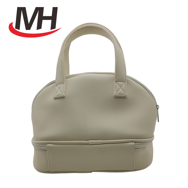 New Design Classic Makeup Bag Cosmetic Bag Handbag with PU Cover for Lady and Girls Fashion Tote Travel Storage Bag