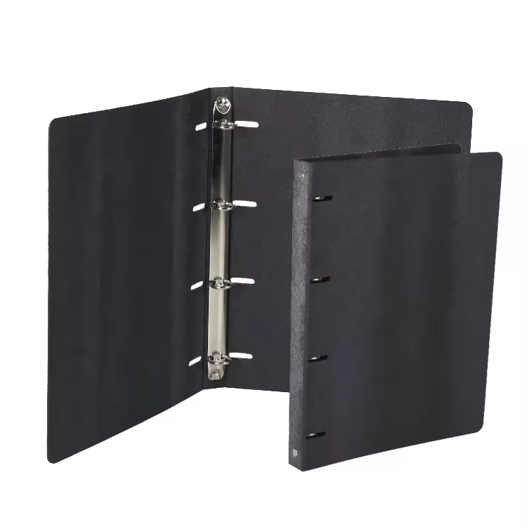 Luxury Hotel Guestroom Restaurant Menu Cover A4 Ring Binder Custom Logo Wholesale 3 Ring Binders