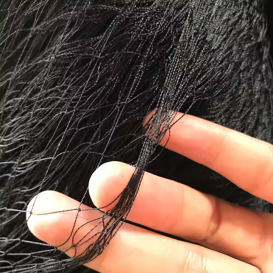 Mono Filament Black Nylon Plastic Invisible Bird Netting To Hunt Birds