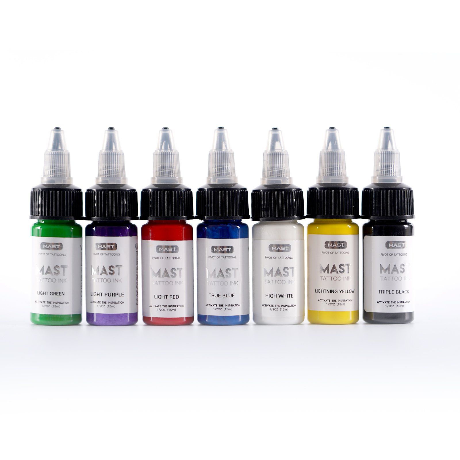 Mast Color Tattoo Pigment Body Skin Tattoo Ink 7 Colors 15ml