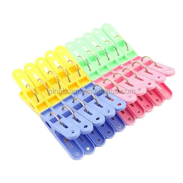 Mini Clothespin Cheap Plastic OPP Bag Multifunction Ningbo Thin Plastic Clips for Clothes to Prevent The Clothes Blown Away