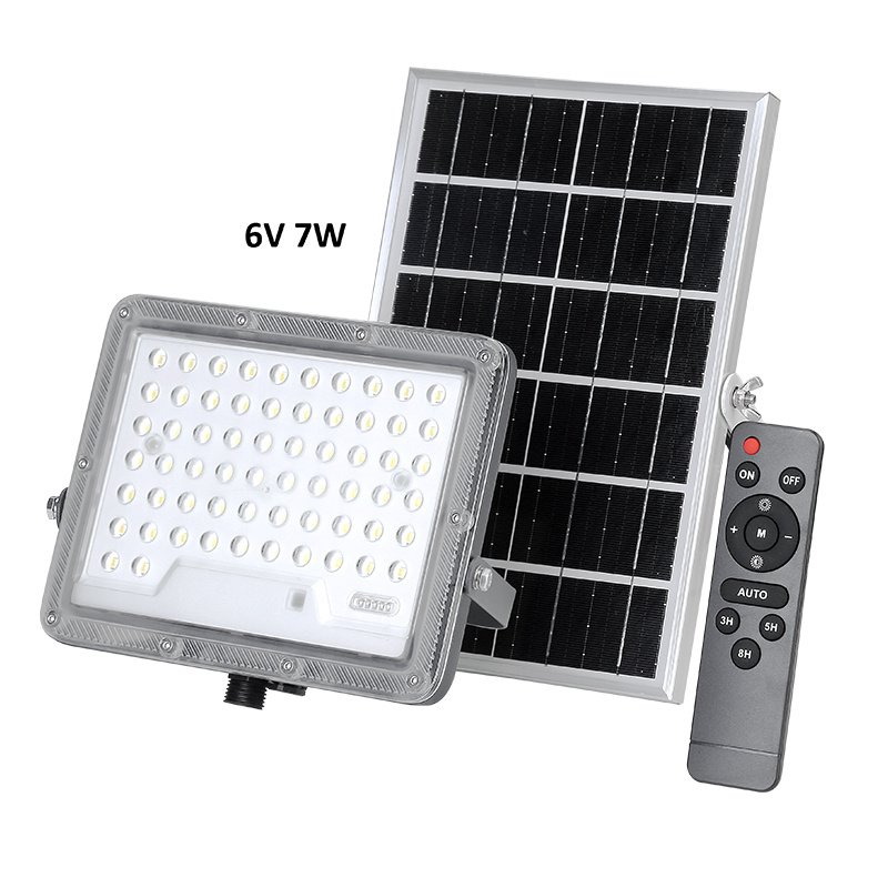 High Quality Cheap High Brightness 50W 600lm IP65 Waterproof Solar Floodlight for Exterior Lighting