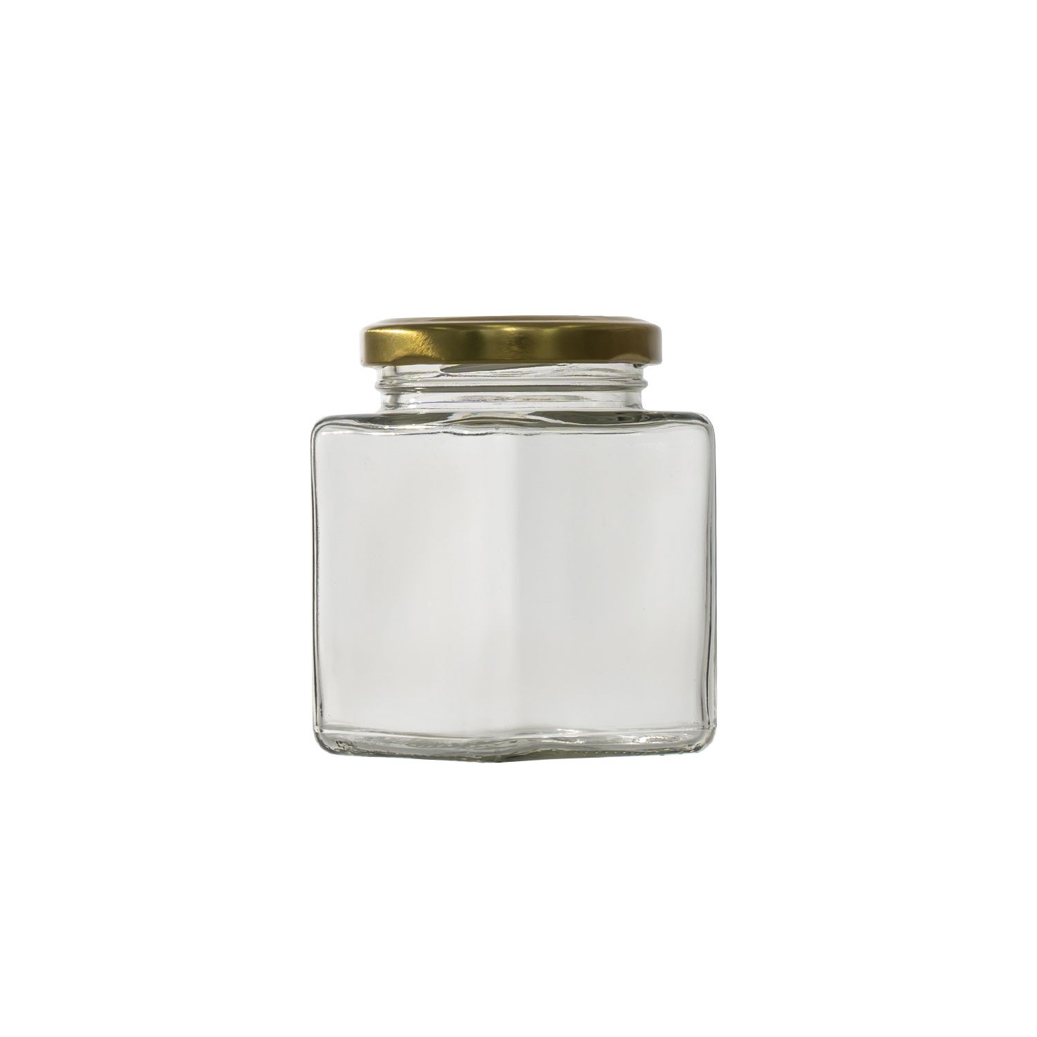 Hexagon Glass Jars 10oz Premium Food-Grade Food Jars with Lids for Gifts, Wedding Favors, Honey Bottle, Jams and Pickle Jar