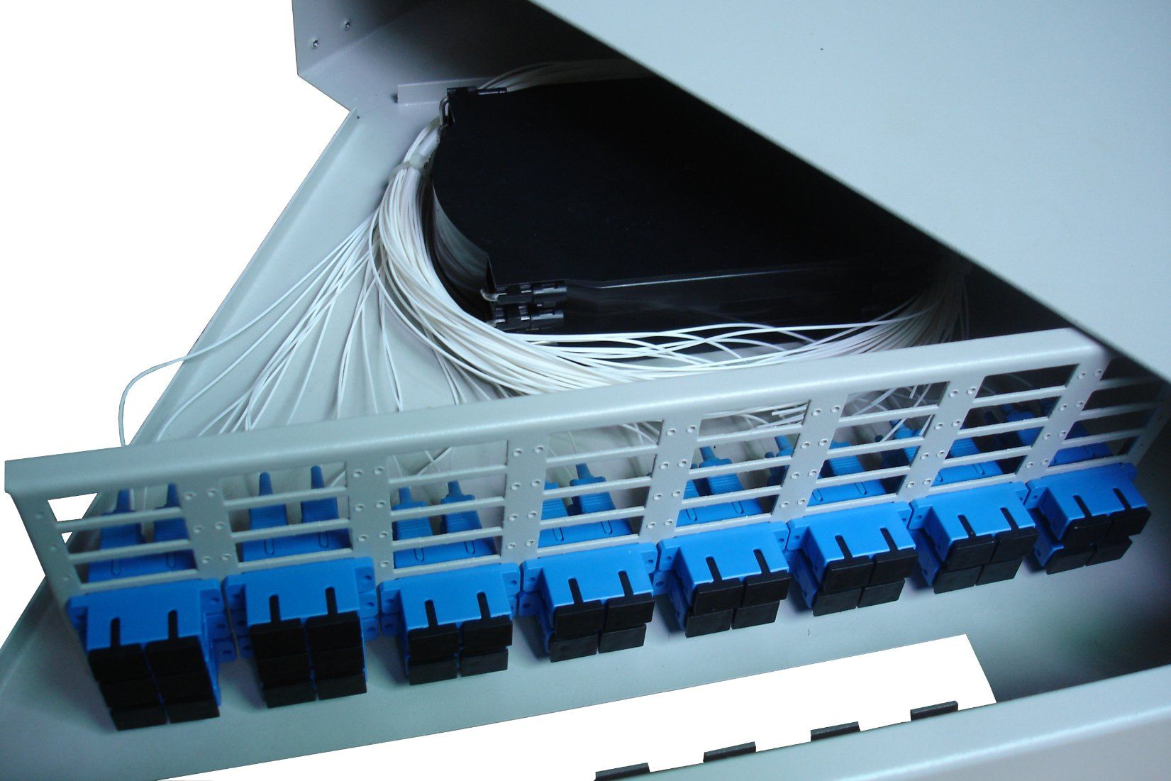 24/36/48 Core Rotary Fiber Optic Distribution Frame/Patch Panel for FTTH/FTTX