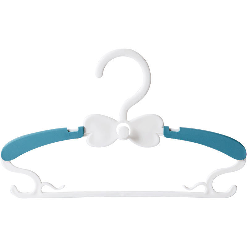 Creative Children's and Baby Plastic Hangers That Can Be Easily Retracted Non Slip and Traceless