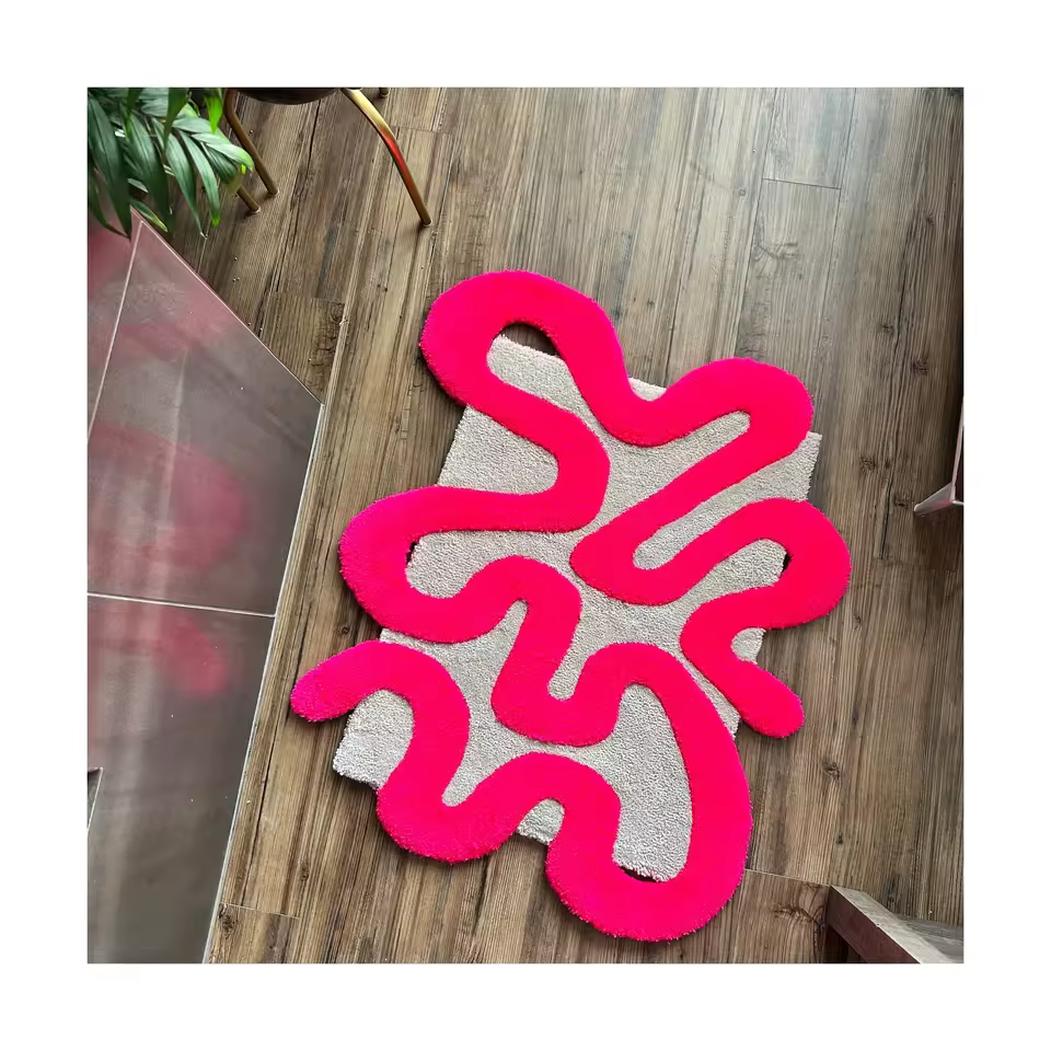 Fast Shipping Living Room Large Punch Needle Rug Hand Knotted Tufted Rugs For Home Decoration