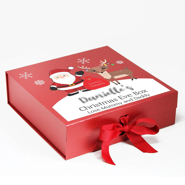 Red Creative Original Flip Christmas Folding Box