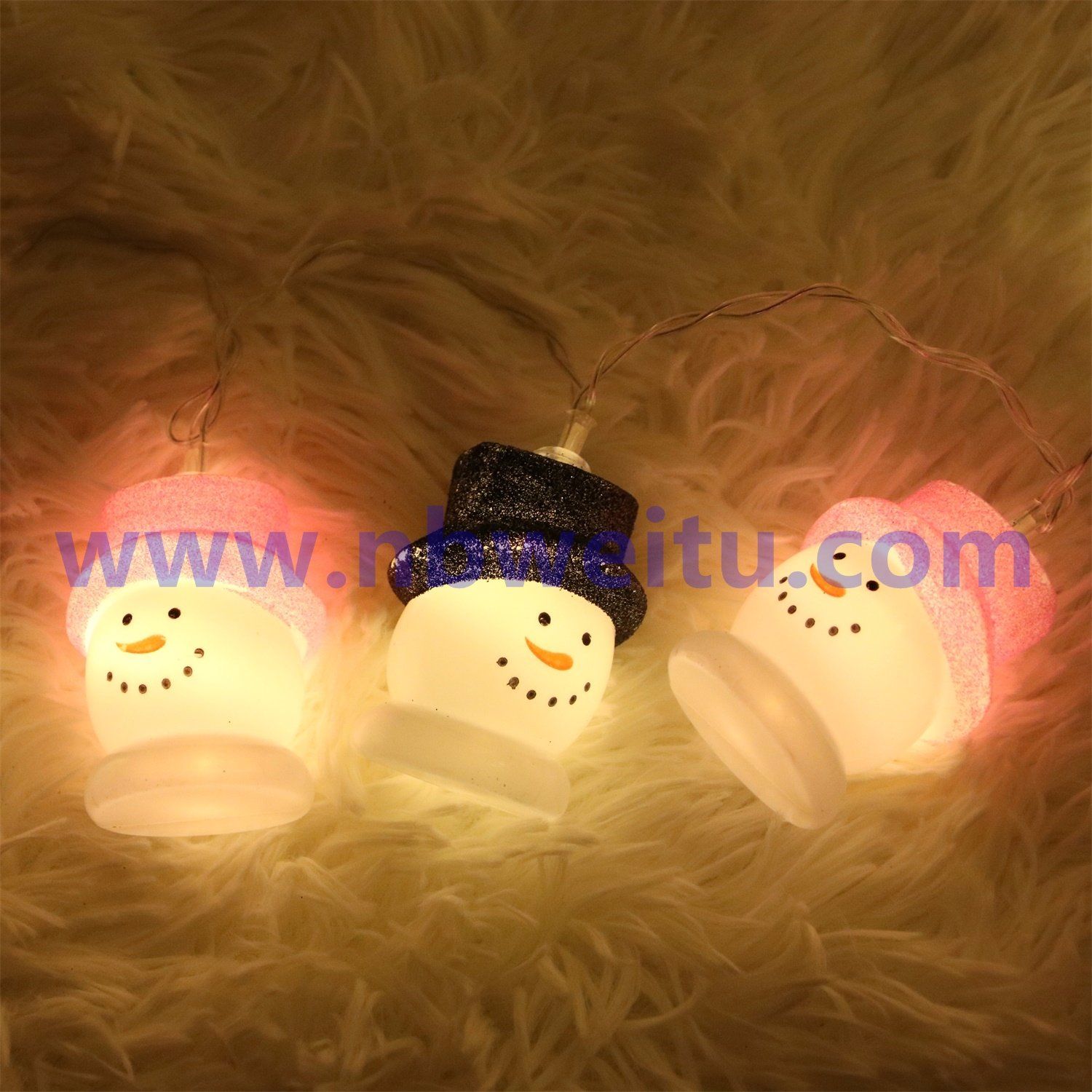 Factory Wholesale Christmas Decoration Snowman LED Garland String Light