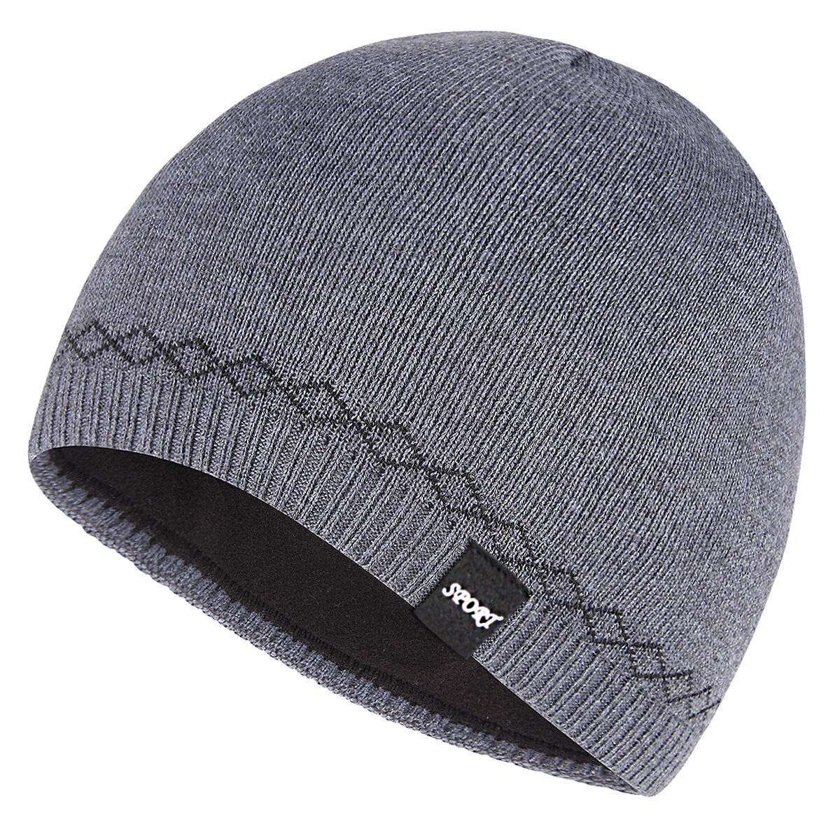 Brands Officially Licensed Factory Best Selling High Quality Men Winter Warm Knitting Hats Plain Skull Beanie Cuffless Toboggan Knit Cap