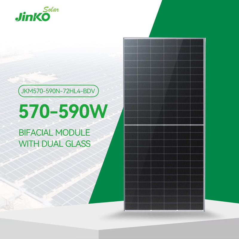 Jinko N-Type Sturdy Solar Panel 585W 590W Home Use Solar Panel with Premium Build