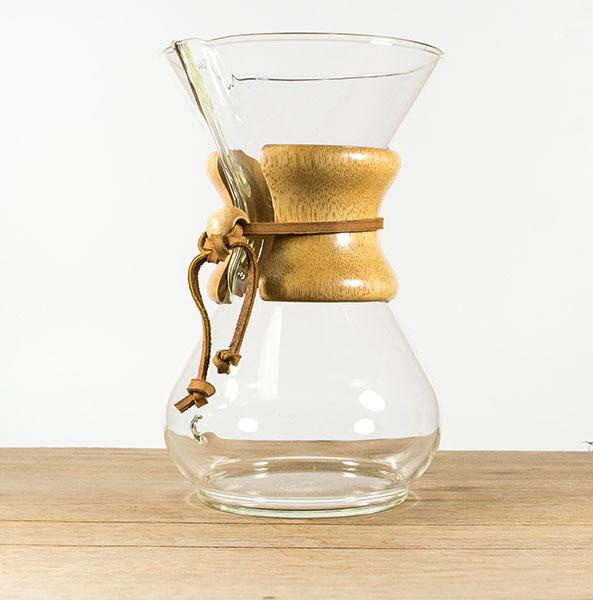 Borosilicate Glass Pour Over Coffee Maker with Reusable Stainless Steel Mesh Filter