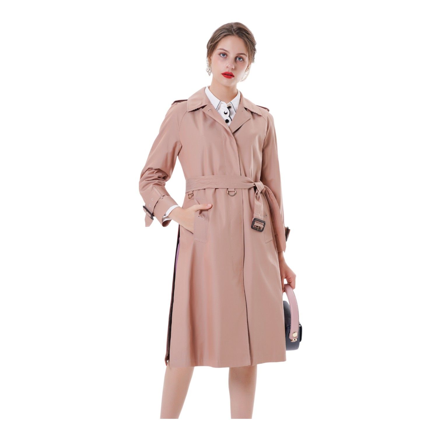 Understated Charm Providing a Subtle and Refined Look Bespoke Women Trench Coat
