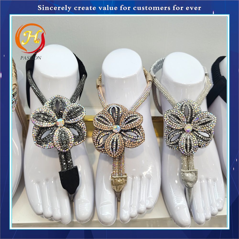 Fashion Shoes Upper Accessories for Summer Lady Sandals