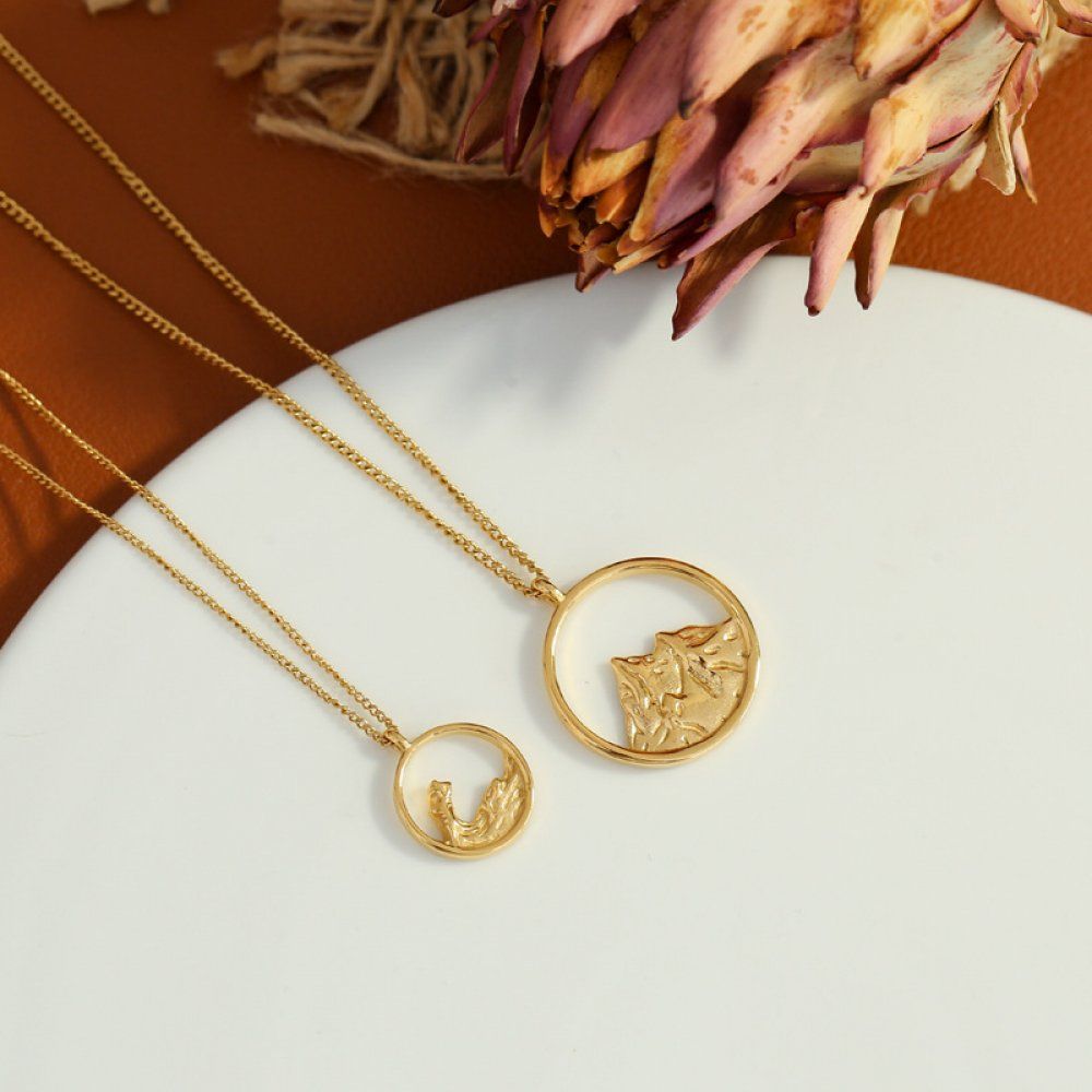 2024 Best Friend Jewelry Love 18K Gold Plated Stainless Steel Couple Necklace