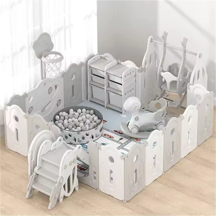 Modern Indoor/outdoor Foldable Playpen Fence Children's Safety Play Yard For Home Gym School Park Bedroom