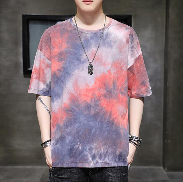 Hot Sales Humanized Design OEM Production Tie Dye 100% Cotton T-Shirt