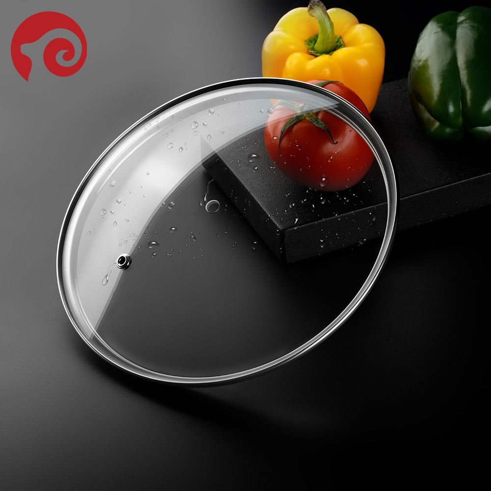 FDA LFGB G Type Tempered Glass Lids for Cookware Glass Pot