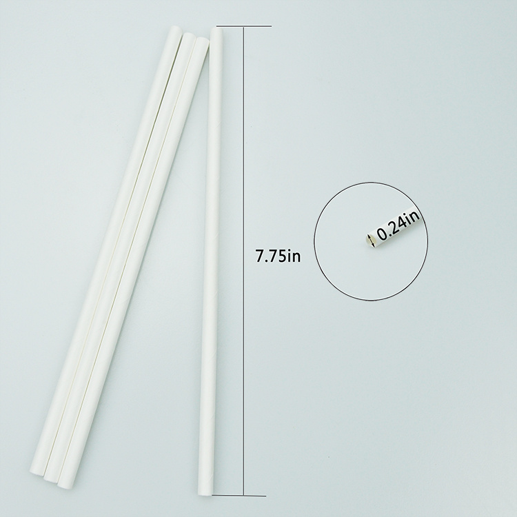 Hot Sale Paper Straw Biodegradable Striped Paper Straw for Drink