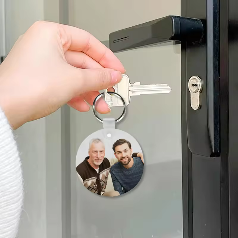 Factory Direct Sale Blank Keychain Pendent Personalized Sublimation Acrylic Keychain