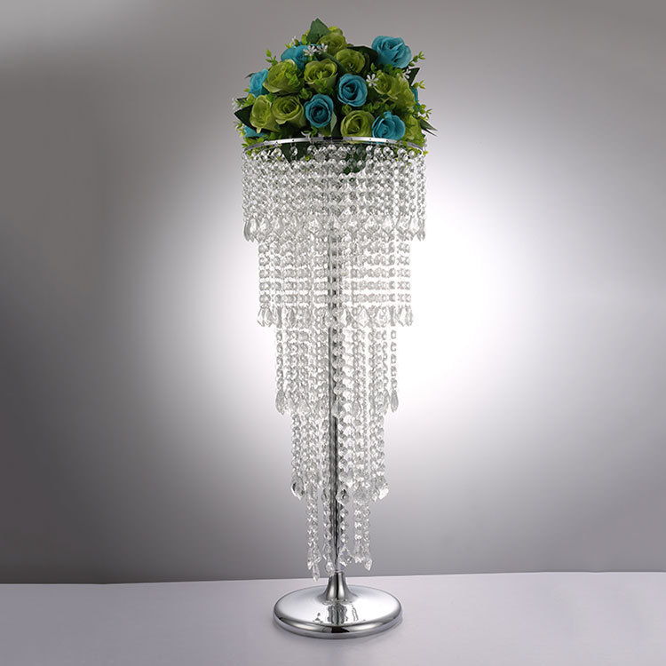 Wholesale Crystal Flower Stand Wedding Table Decoration Centerpiece for Wedding Event