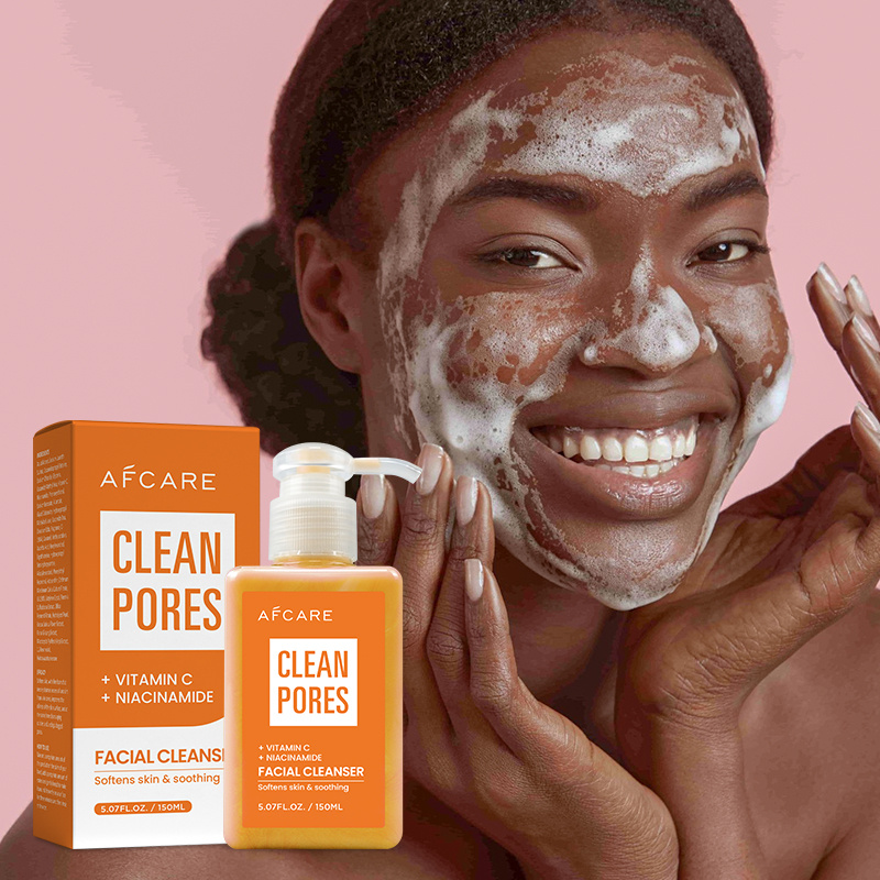 Vitamin C Facial Cleanser Soothing Deep Cleanse for Dry Dull Irritated Brightening
