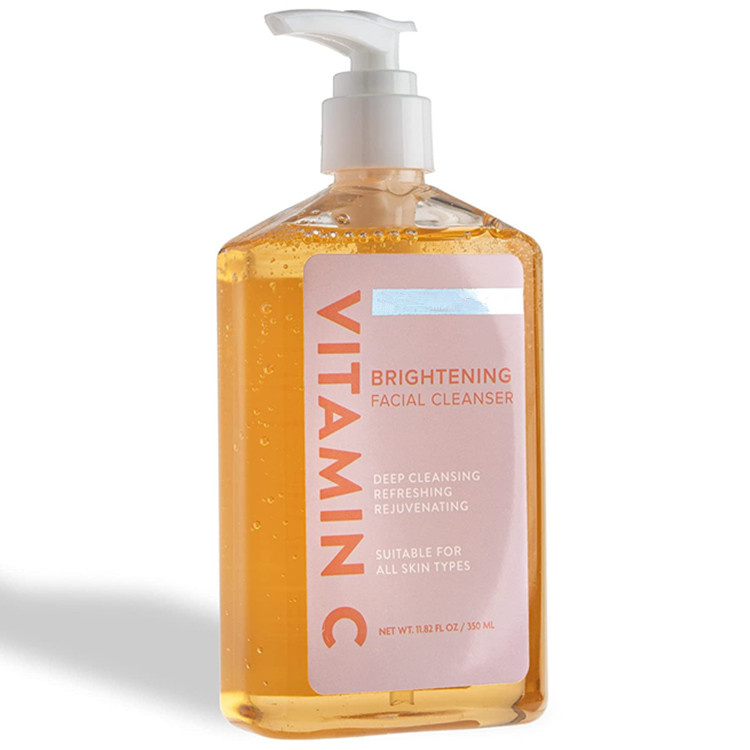 Hot Selling Deep Cleansing & Skin Brightening Vitamin C Gel Facial Cleanser